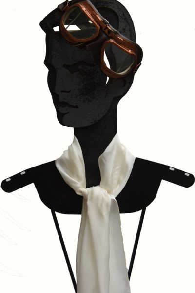 Pilot scarfs, pilotensjaals voor in open vliegtuig, auto of op de motor Pilot scarfs, pilotensjaals voor in open vliegtuig, auto of op de motor